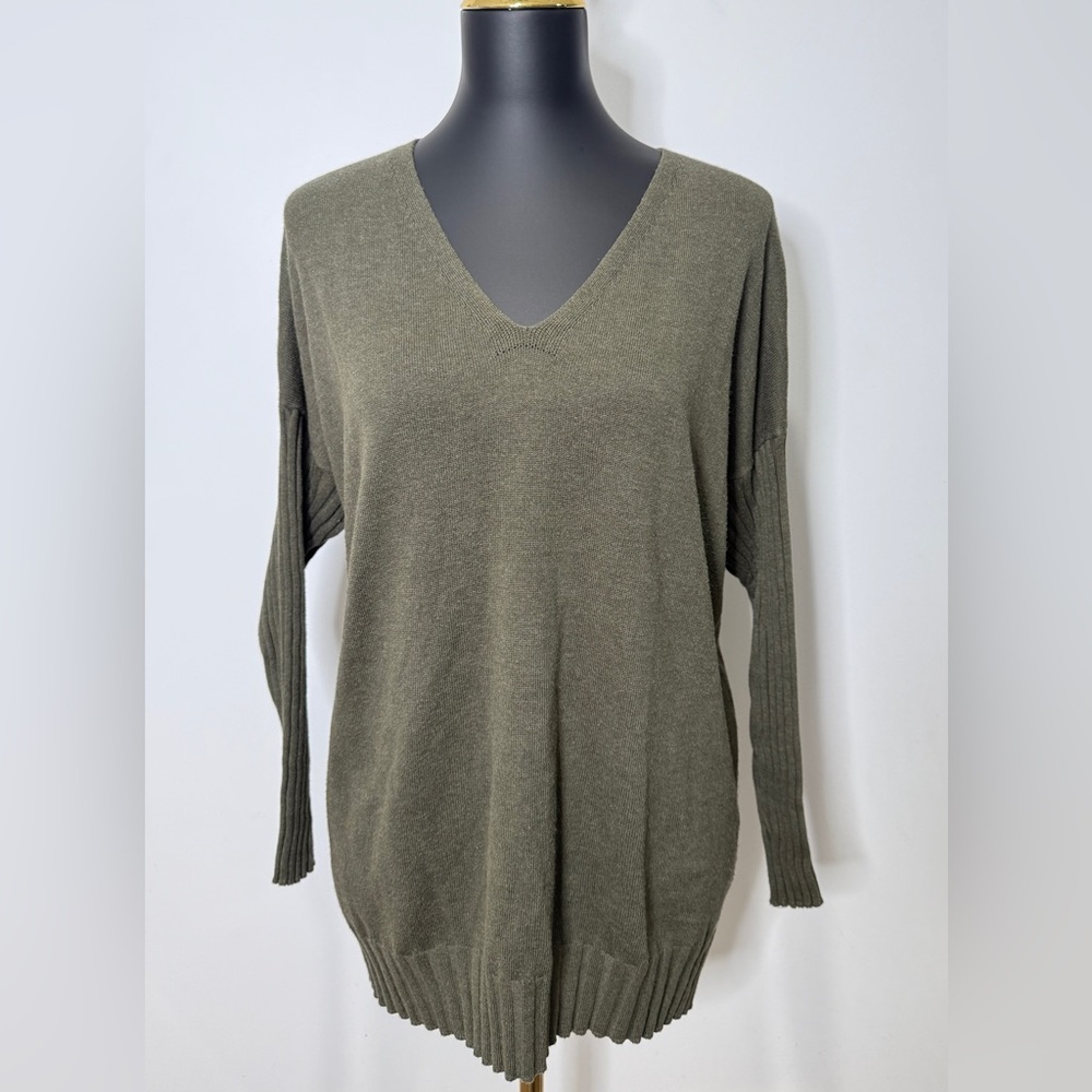 Adrianna Papell‎ Olive Knit Women’s Top